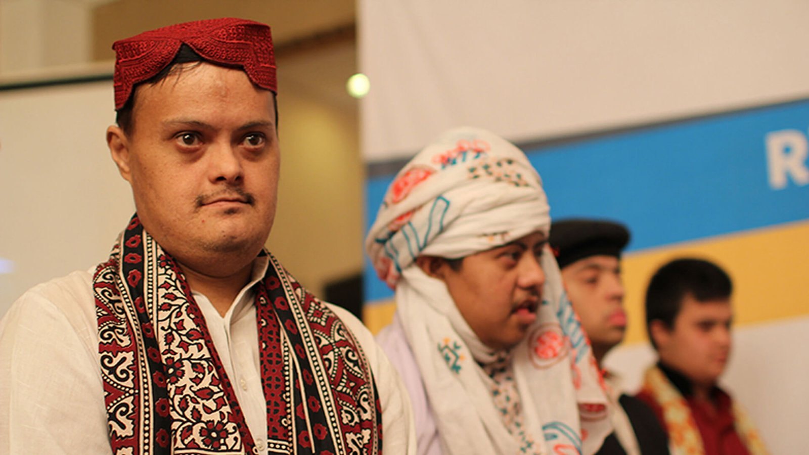 Chambeli participants wearing traditional clothing during an activity